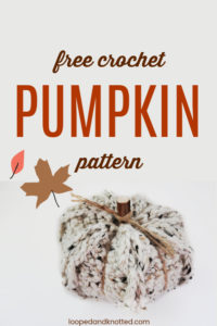 Free Pumpkin Crochet Pattern