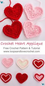 Easy Crochet Hearts