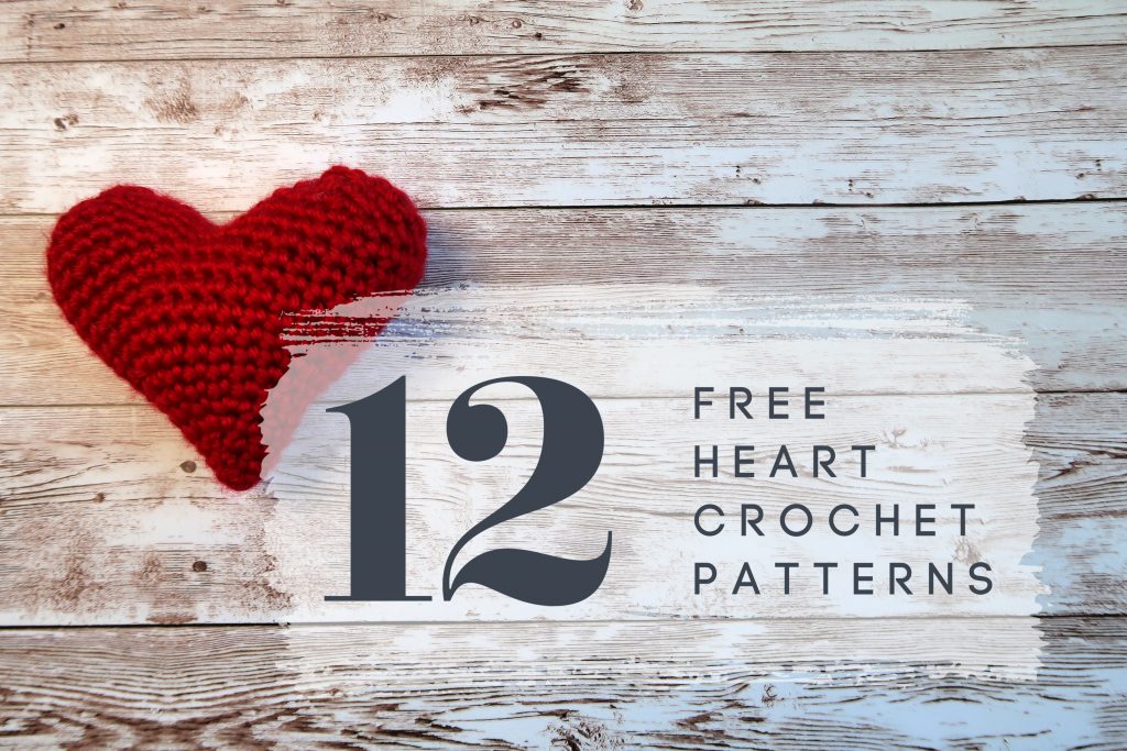 12 free heart crochet patterns