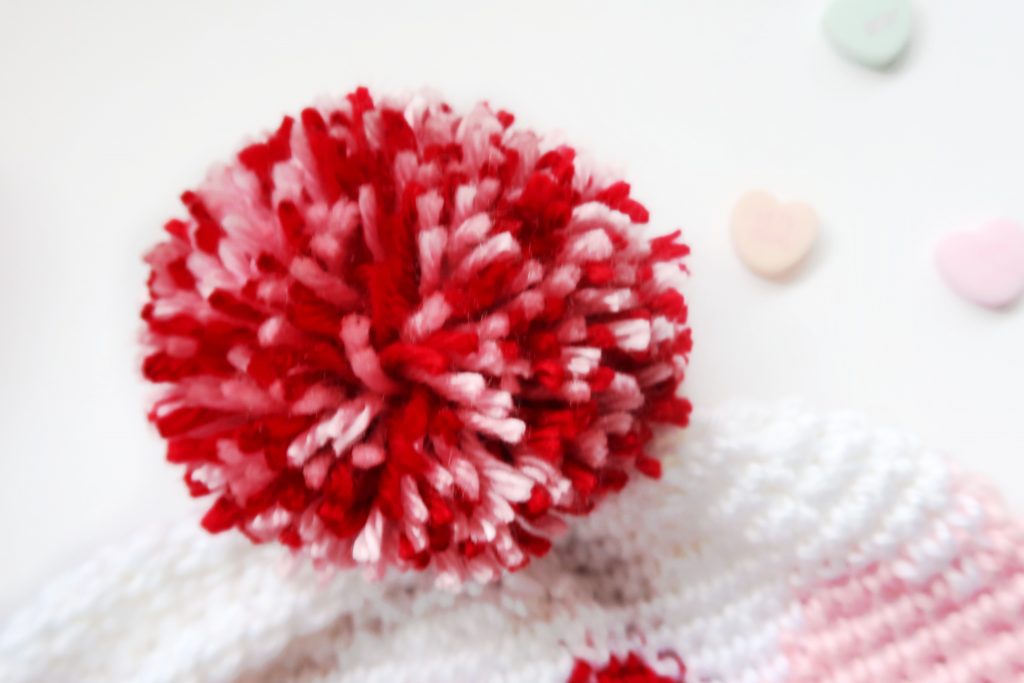free crochet heart hat pattern
