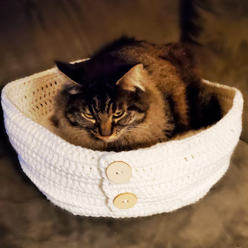 crochet cat bed pattern