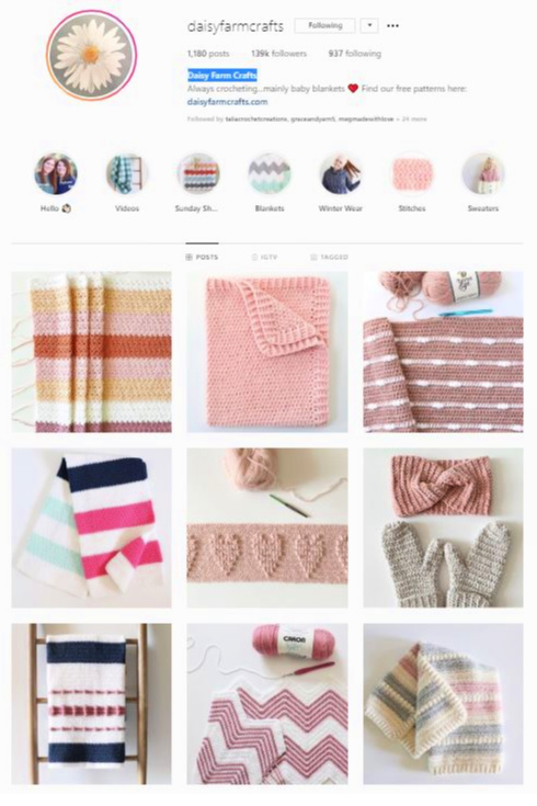 Crochet Instagram Accounts
