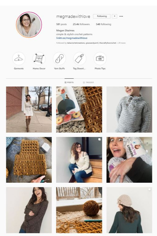 crochet Instagram accounts