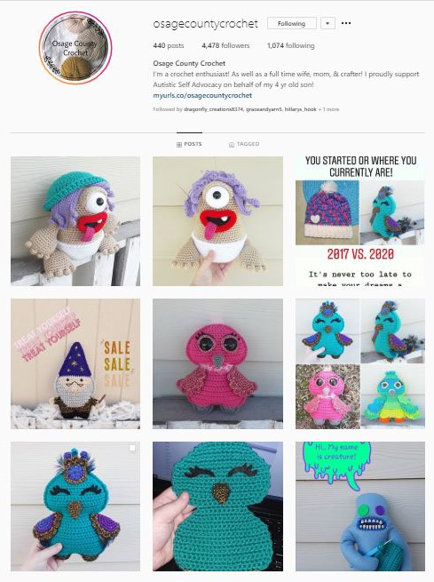 crochet instagram accounts