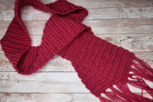 Simple Half Double Crochet Scarf