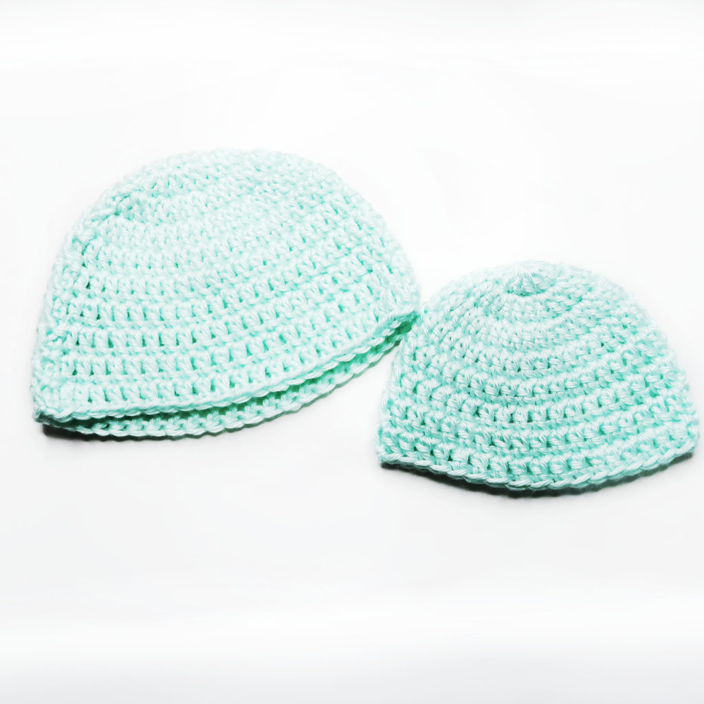 Crochet beanie sizes
