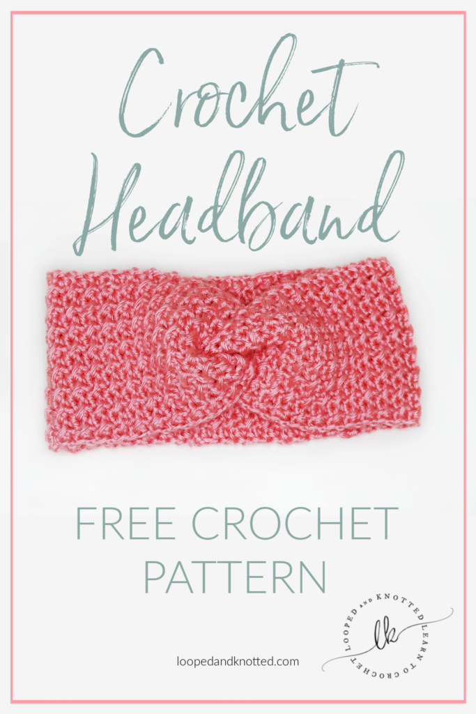 Crochet Twisted Headband
