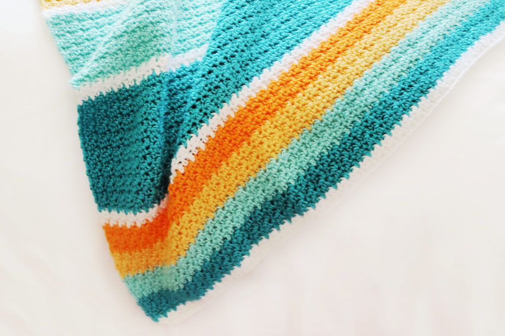 Crochet Cali Baby Blanket Pattern