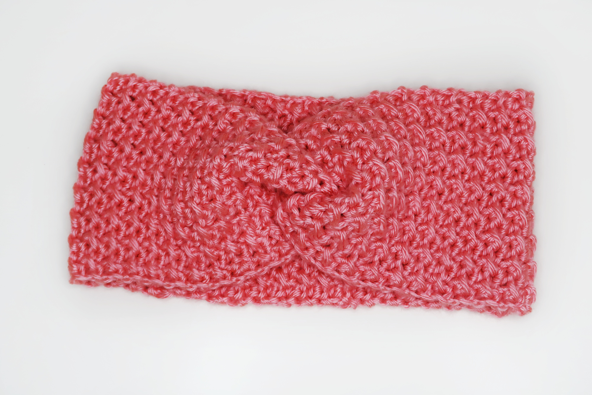 Crochet Crunch Stitch Headband Pattern - Looped and Knotted