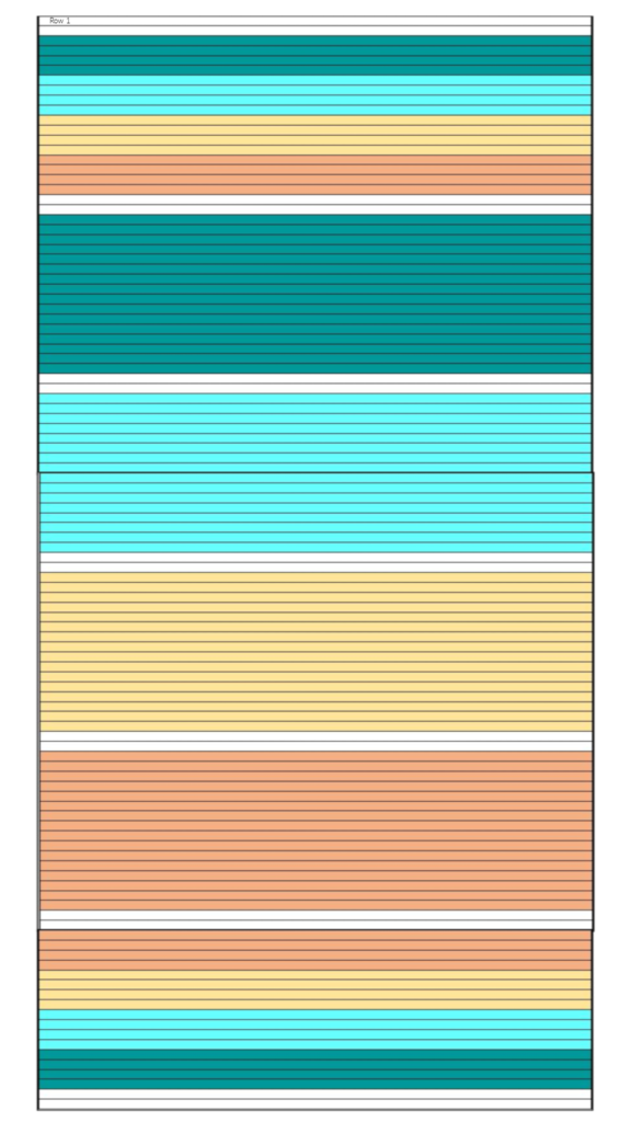 Color Graph For Crochet Baby Blanket