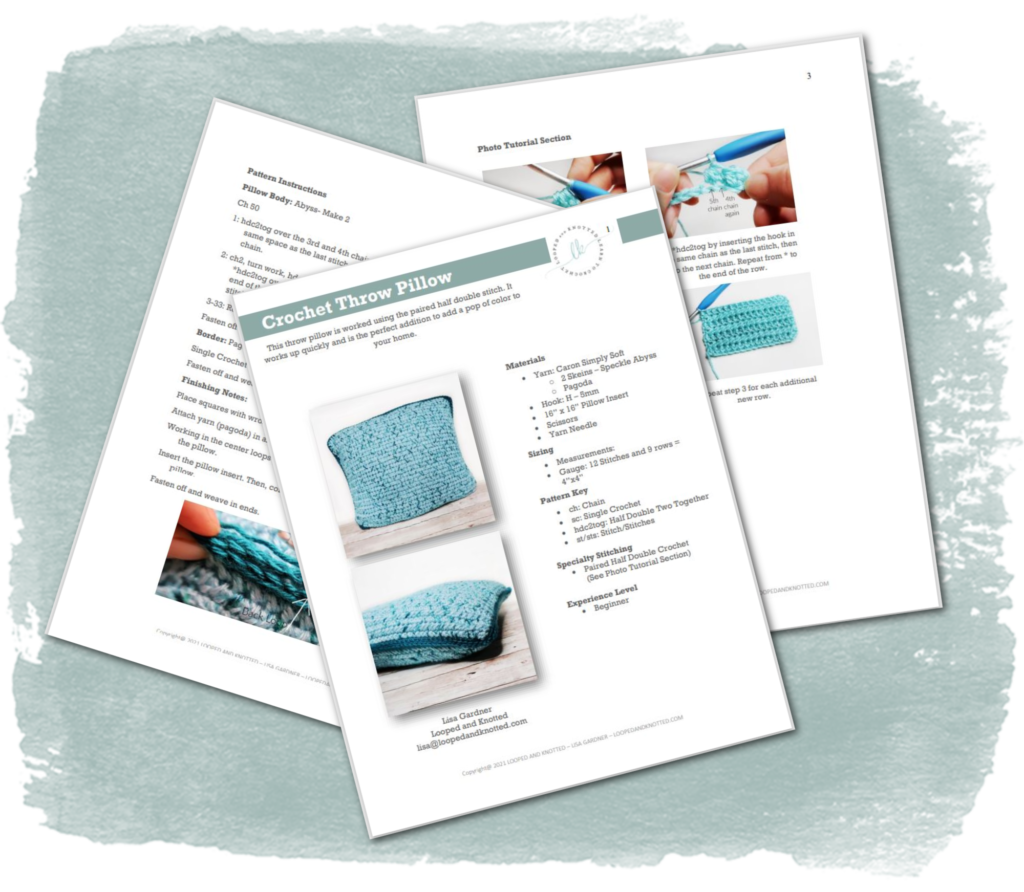 Printable PDF crochet Pattern