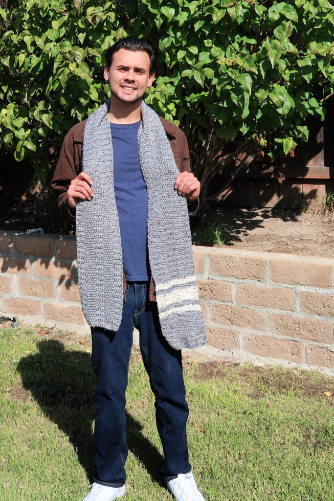 Crochet Scarf for Him