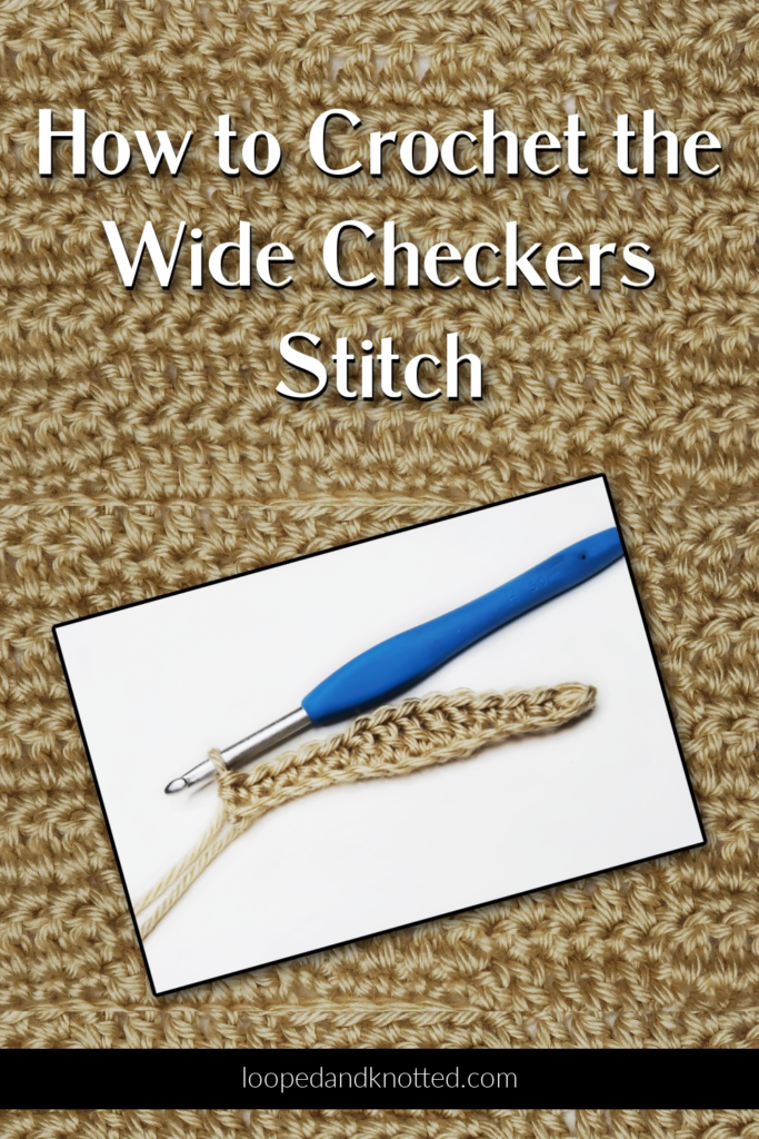 Wide Checkers Crochet Stitch